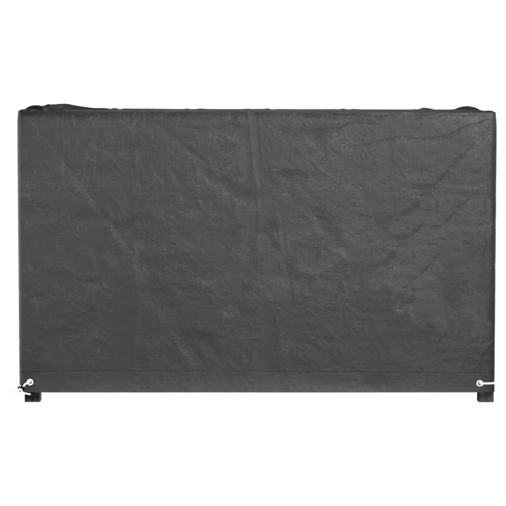 havemøbelovertræk 2 stk. 125x55x75 cm 8 øjer rektangulært