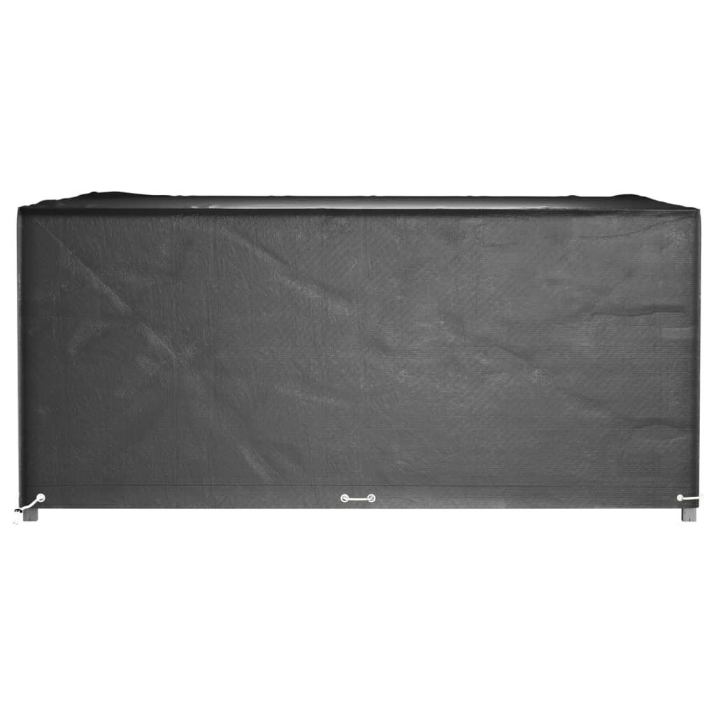 havemøbelovertræk 2 stk. 205x205x90 cm 16 øjer firkantet