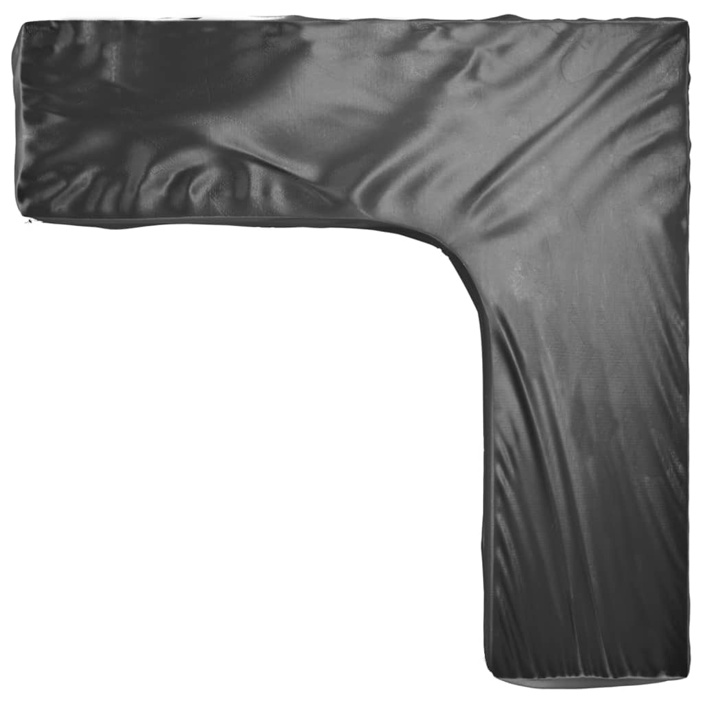 L-formede havemøbelovertræk 2 stk. 300x300x90 cm 20 øjer