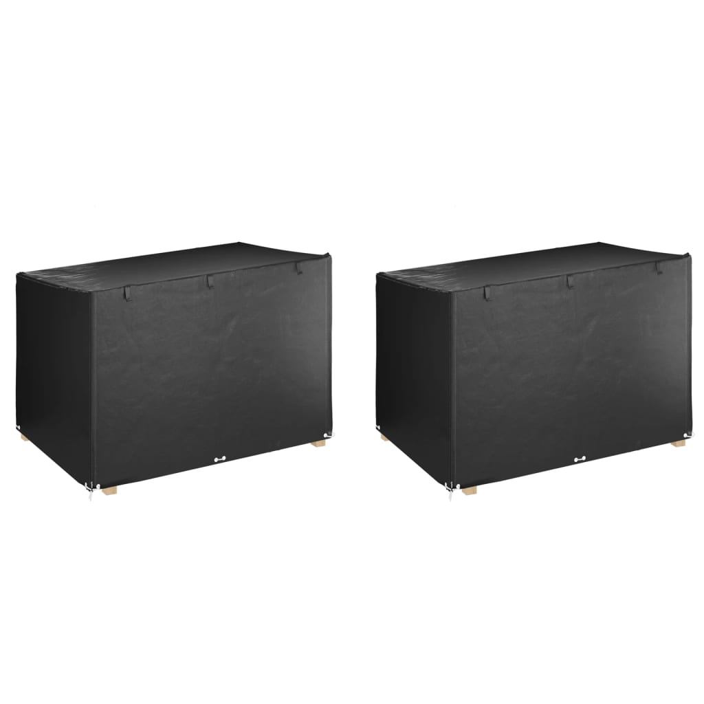 overtræk til gyngebænke 2 stk. 215x150x130/150 cm polyethylen billede