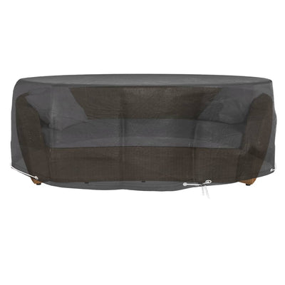 overtræk til loungesæt 2 stk. Ø236x67 cm 10 øjer rundt