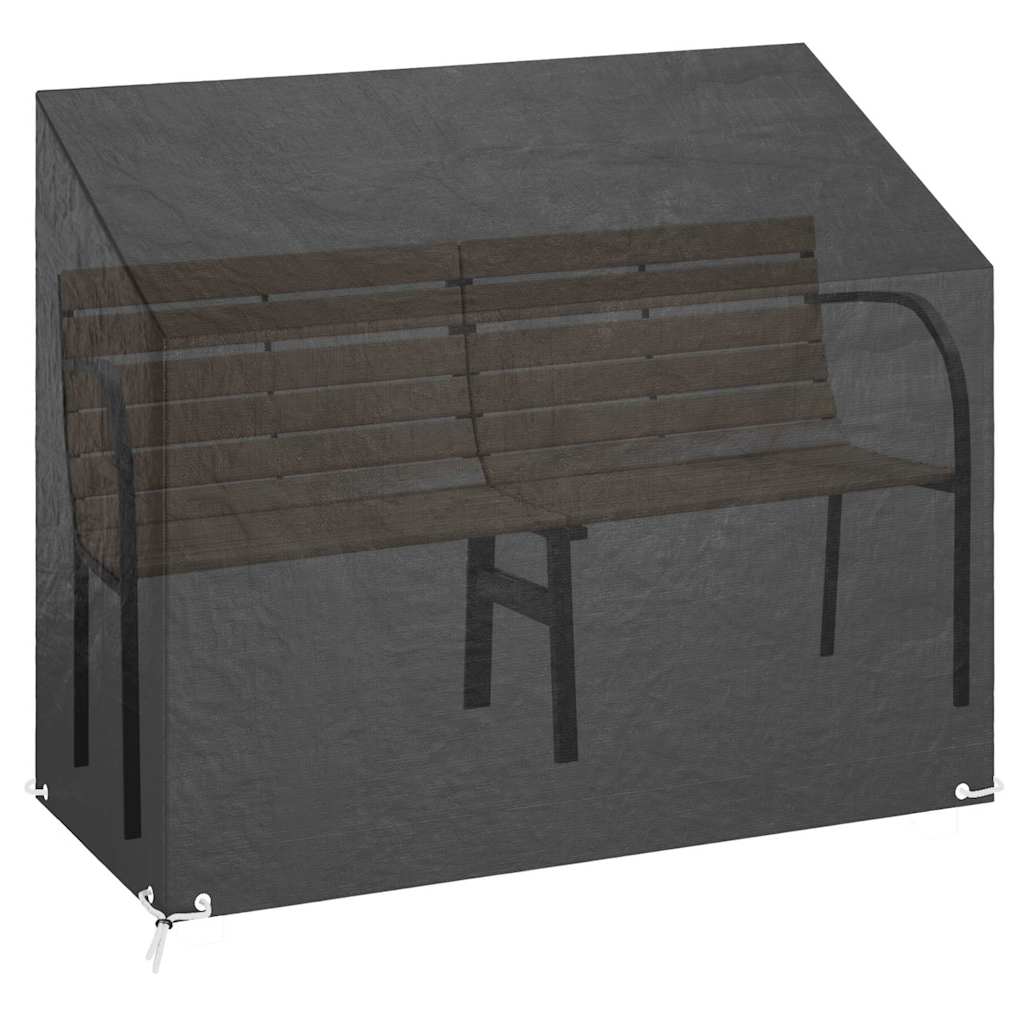overtræk til havebænk 2 stk. 160x70x70/88 cm 8 øjer polyethylen