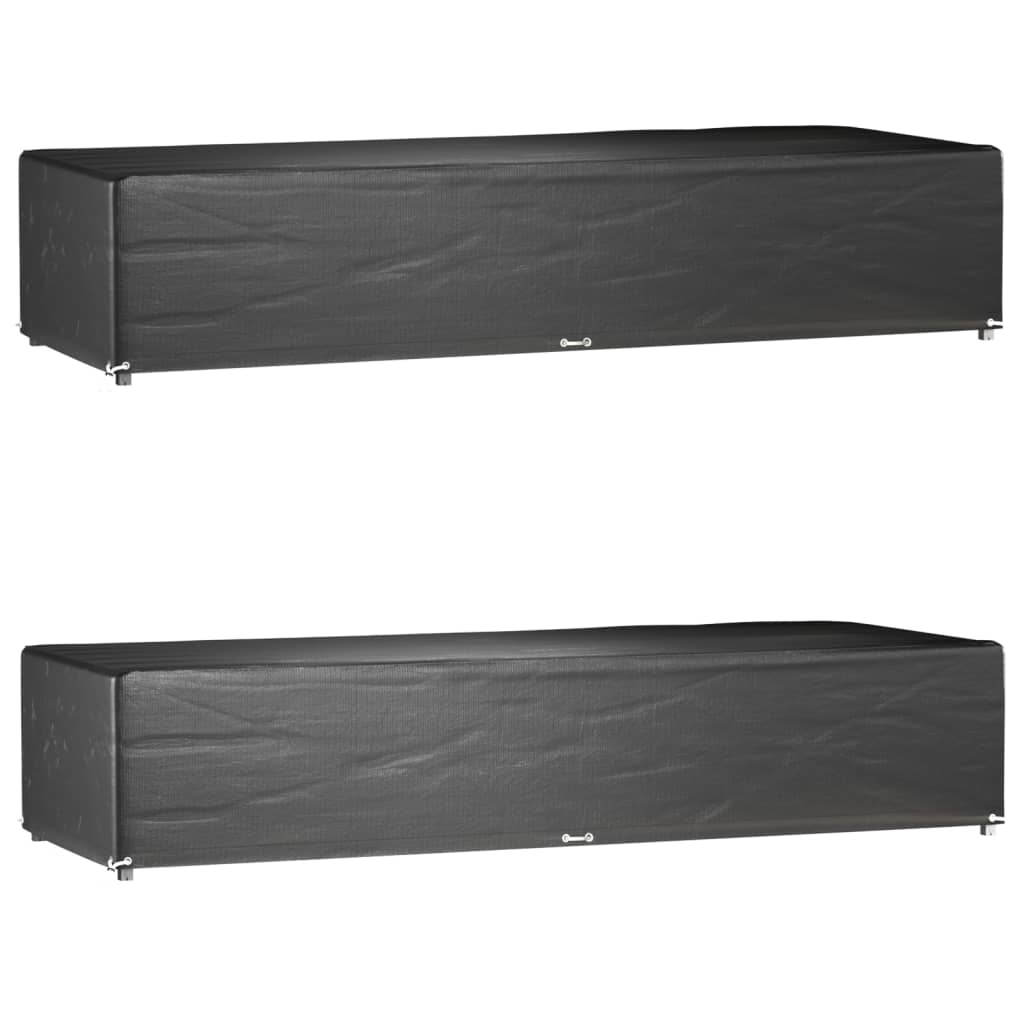 Overtræk Til Liggestol 205X65X35/60 Cm 12 Øjer Polyethylen - 2 / 205 x 75 x 40 cm