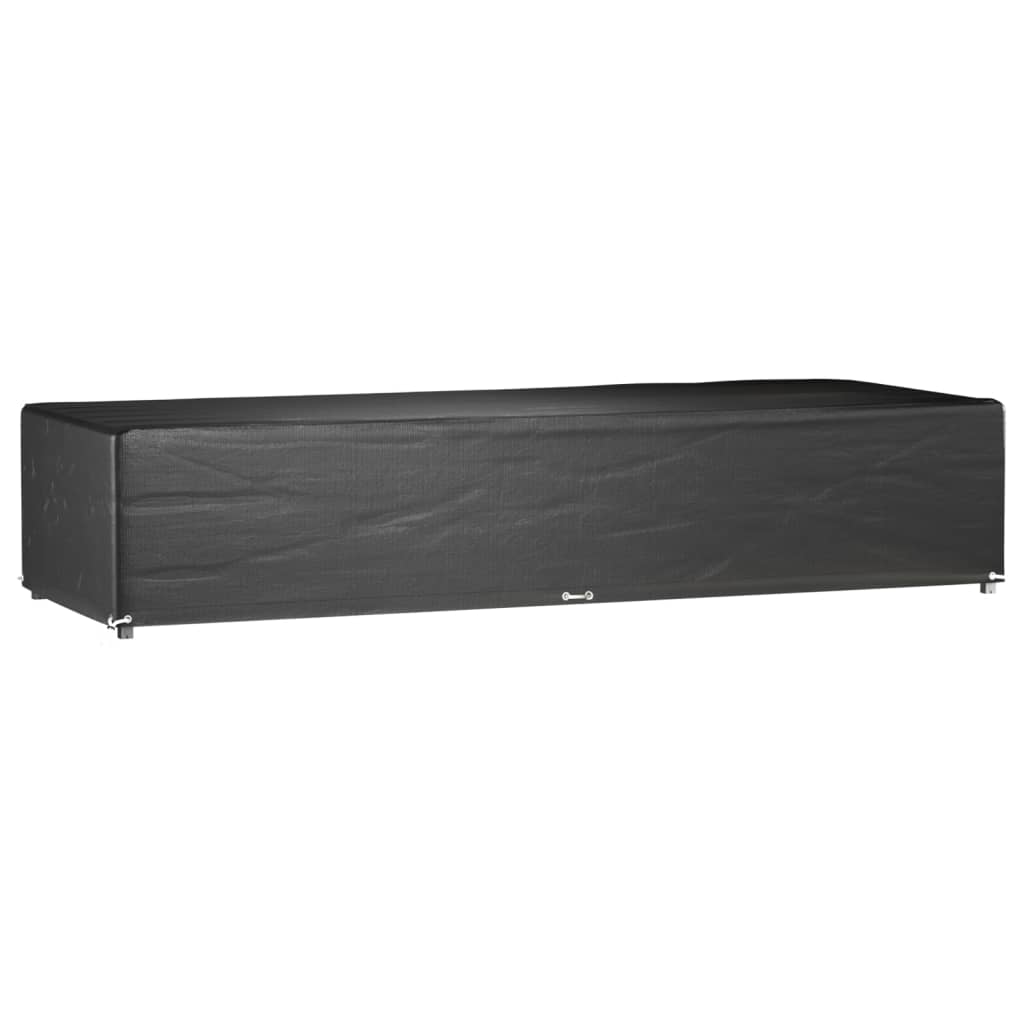 overtræk til liggestole 2 stk. 205x75x40 cm 12 øjer polyethylen