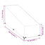 overtræk til liggestole 2 stk. 205x75x40/70 cm polyethylen