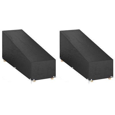 overtræk til liggestole 2 stk. 200x65x35/60 cm polyethylen