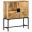 skænk 80x30x95 cm massivt ru mangotræ