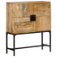 skænk 80x30x95 cm massivt ru mangotræ
