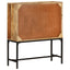 skænk 80x30x95 cm massivt ru mangotræ