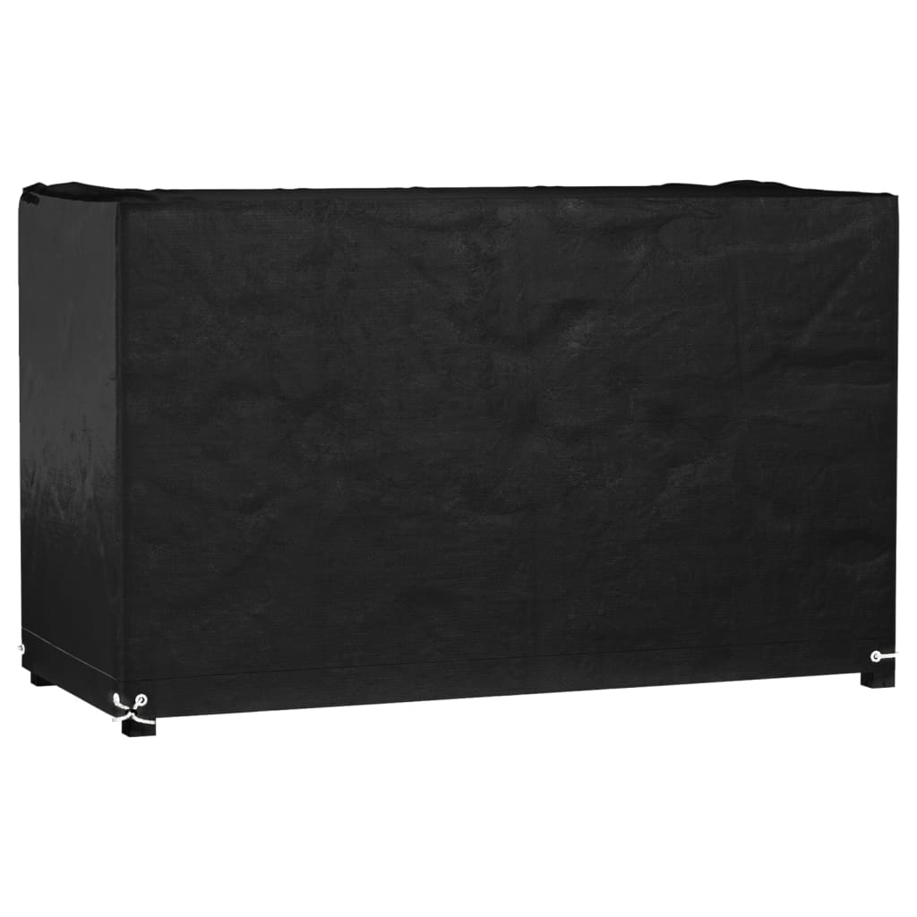 havemøbelovertræk 125x55x75 cm 8 øjer rektangulært billede
