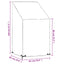 overtræk til havestole 65x65x80/120 cm 8 øjer polyethylen