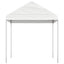 pavillon med tag 20,07x2,28x2,69 m polyethylen hvid