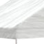 pavillon med tag 20,07x2,28x2,69 m polyethylen hvid