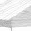 pavillon med tag 13,38x4,08x3,22 m polyethylen hvid