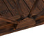 havebro med halve hjul 99x50x38 cm massivt fyrretræ