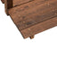 havebro med kædegelænder 150x67x56 cm massivt grantræ