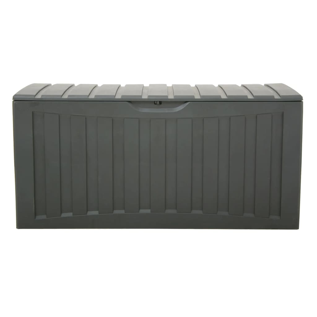 opbevaringsboks 118x53x57 cm polypropylen sort