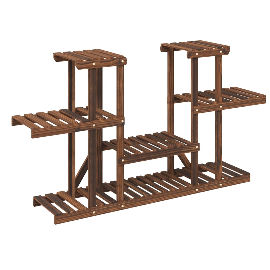 blomsterstativ 110x25x73 cm massivt fyrretræ