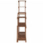blomsterstativ 110x25x111 cm massivt fyrretræ