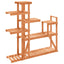 blomsterstativ 110x25x111 cm massivt fyrretræ