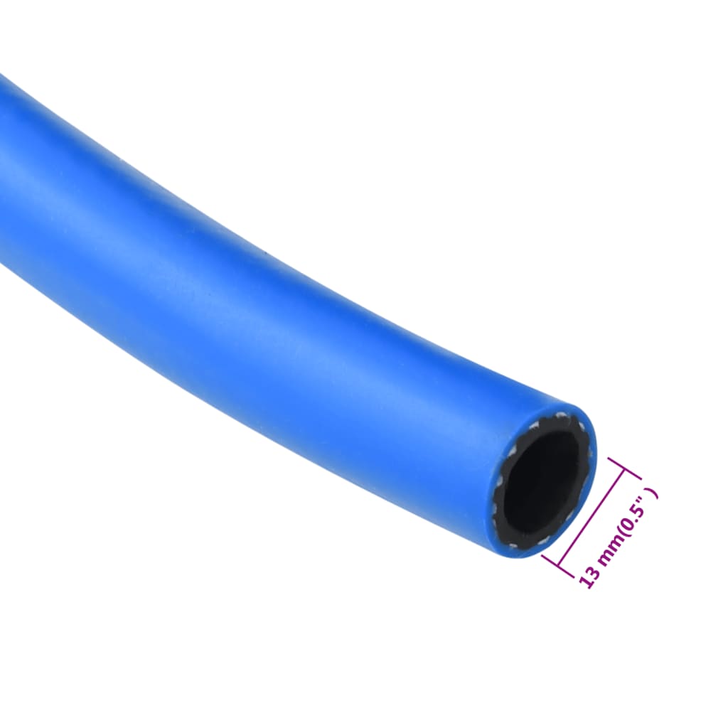 luftslange 0,7" 2 m PVC blå