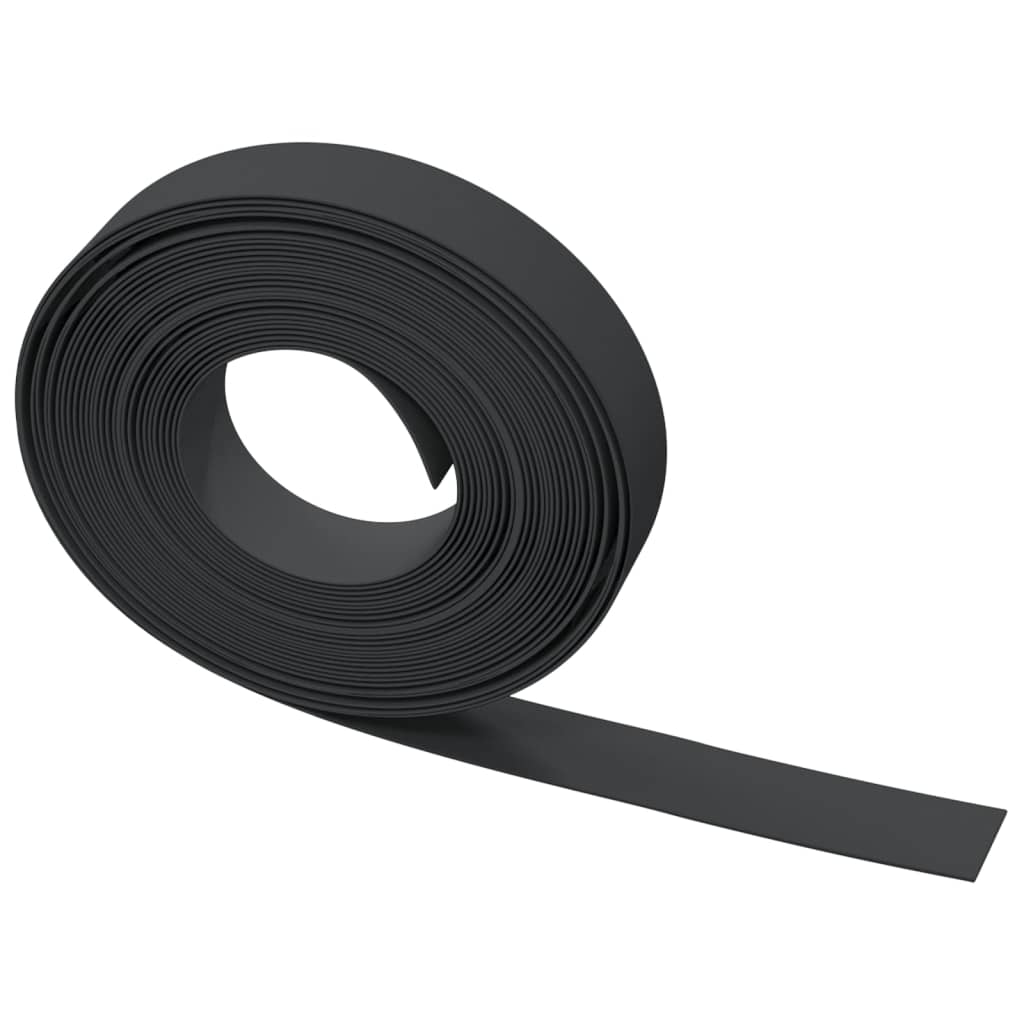 græskanter 4 stk. 10 m 10 cm polyethylen sort