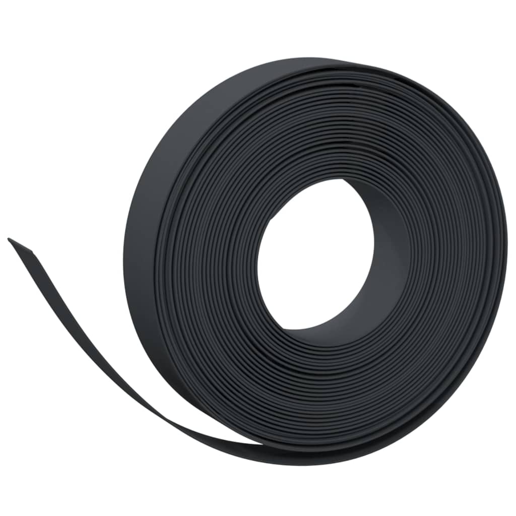 græskanter 5 stk. 10 m 10 cm polyethylen sort
