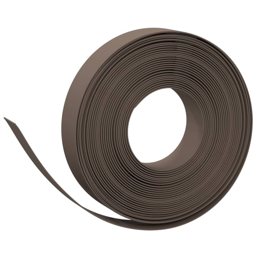 græskanter 5 stk. 10 m 10 cm polyethylen brun