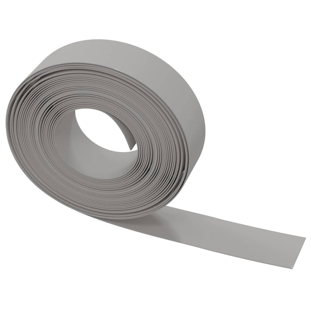 græskanter 3 stk. 10 m 15 cm polyethylen grå