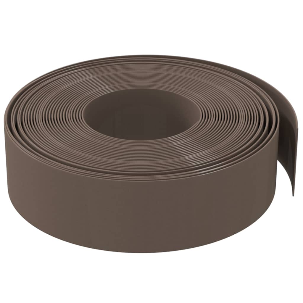græskanter 4 stk. 10 m 15 cm polyethylen brun