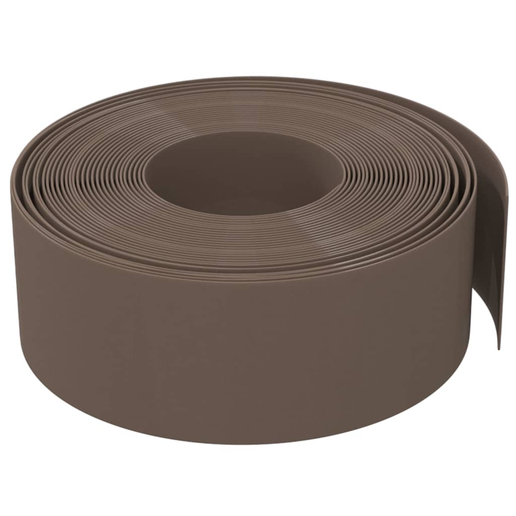 græskanter 4 stk. 10 m 20 cm polyethylen brun