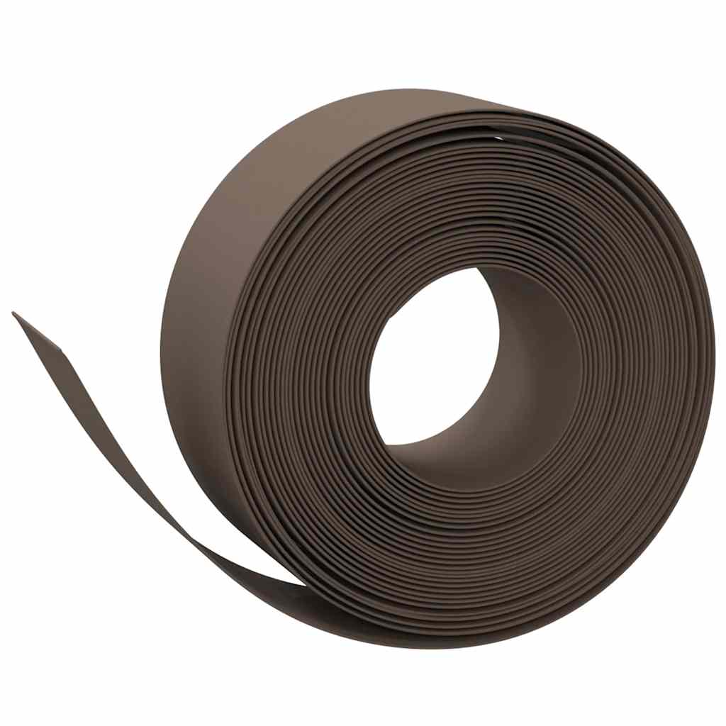 græskanter 5 stk. 10 m 20 cm polyethylen brun