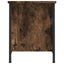 tv-bord m. låger 60x35x45 cm konstrueret træ røget egetræsfarve
