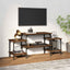 tv-bord 117x35x52 cm konstrueret træ brun egetræsfarve