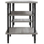 tv-bord 102x35x45,5 cm konstrueret træ grå sonoma-eg