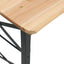foldbart barbord 170x50x75/105 cm massivt grantræ