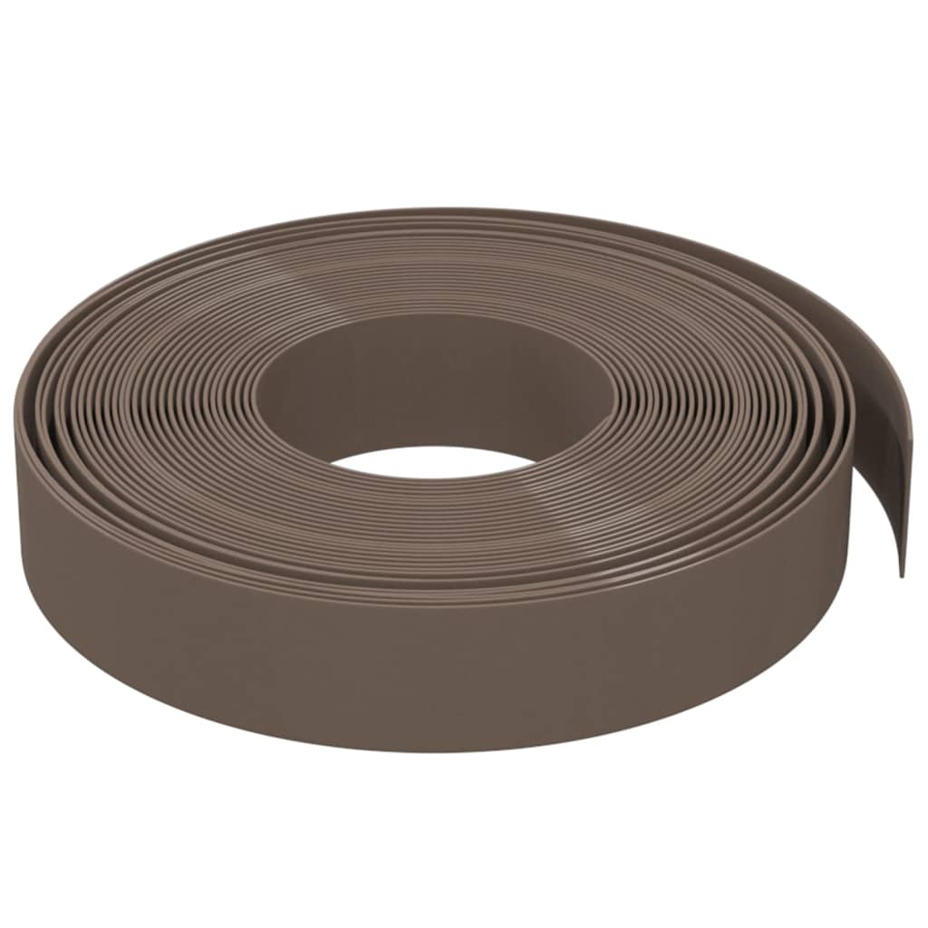 græskant 10 m 10 cm polyethylen brun
