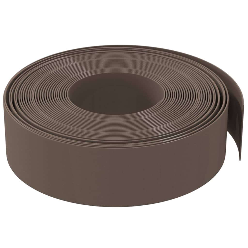 græskant 10 m 15 cm polyethylen brun