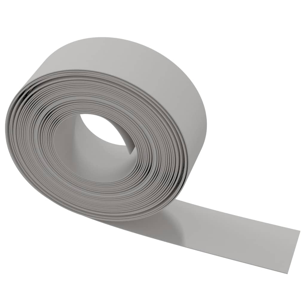 græskant 10 m 20 cm polyethylen grå
