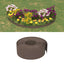 græskant 10 m 20 cm polyethylen brun