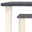 kradsetræ med platforme 50 cm mørkegrå