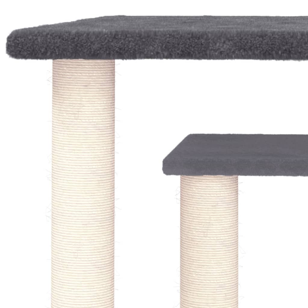 kradsetræ med platforme 50 cm mørkegrå