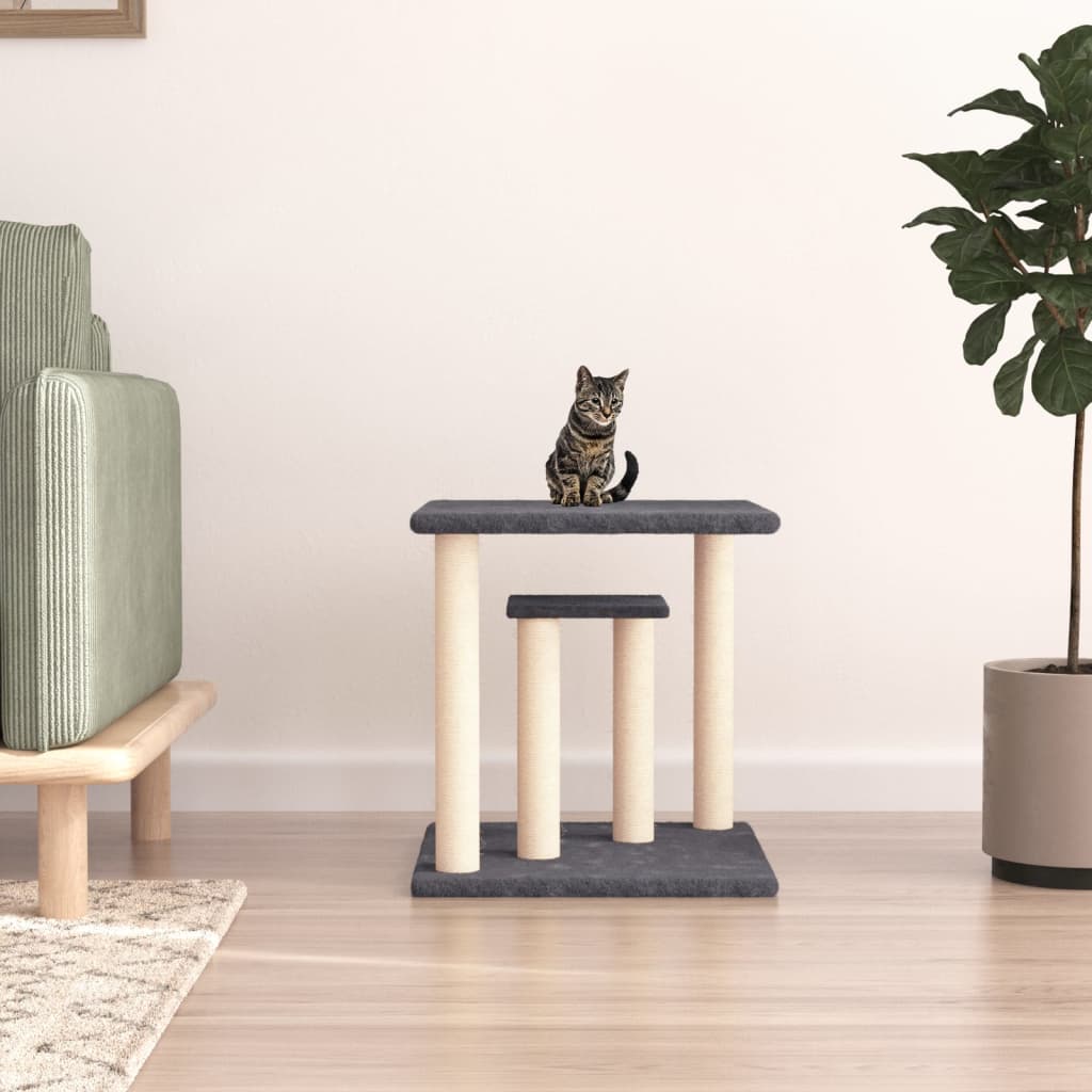 kradsetræ med platforme 50 cm mørkegrå