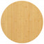 bordplade Ø90x2,5 cm bambus