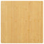 bordplade 80x80x2,5 cm bambus