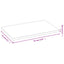 morgenmadstallerkener 6 stk. 35x23x0,8 cm bambus