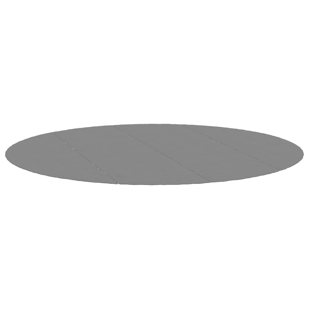 poolunderlag Ø428 cm polyester-geotekstil lysegrå billede