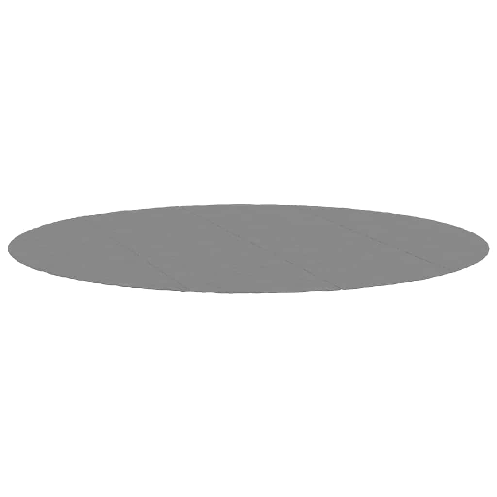 poolunderlag Ø500 cm polyester-geotekstil lysegrå billede