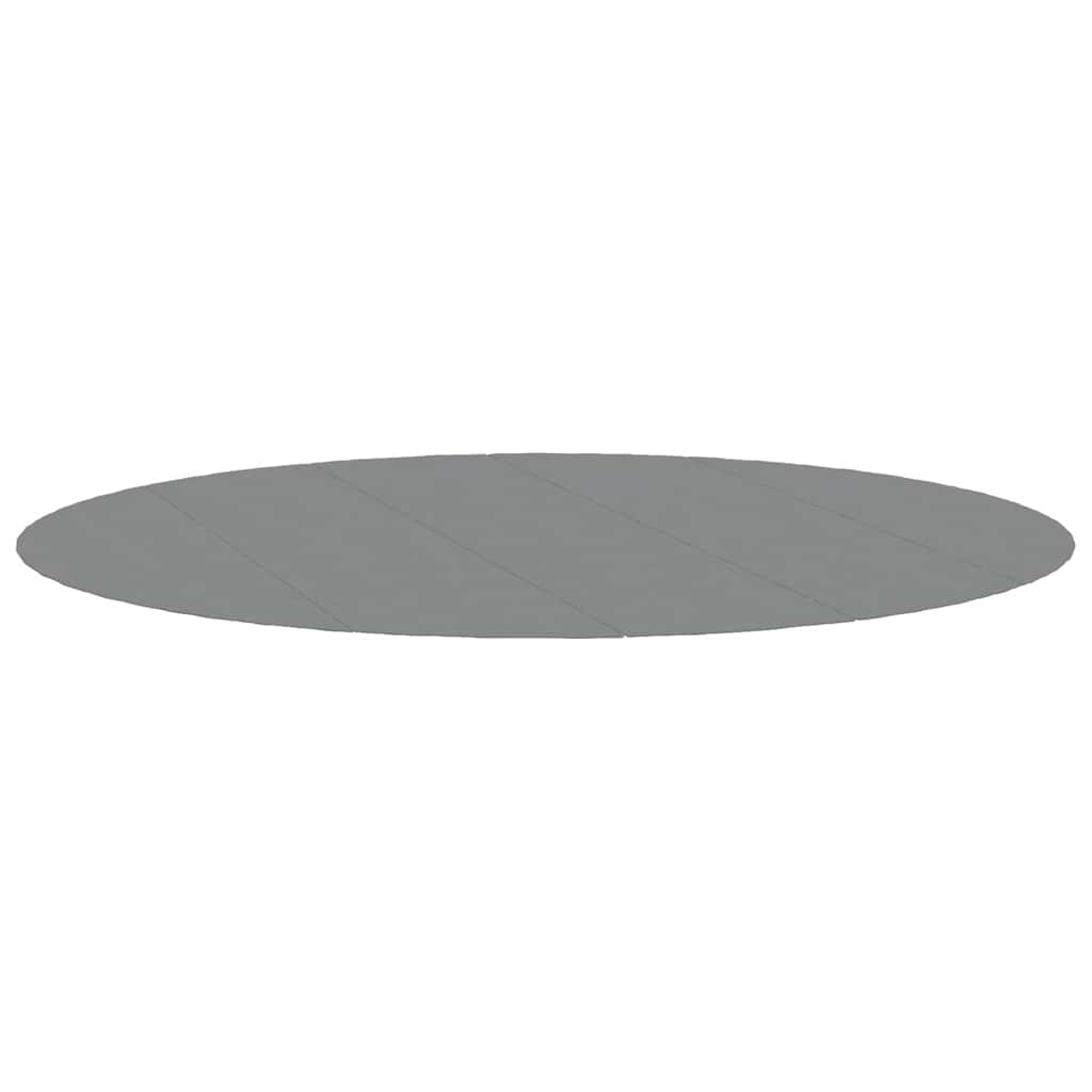 poolunderlag Ø550 cm polyester-geotekstil lysegrå billede