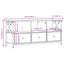 tv-bord 102x33x45 cm konstrueret træ og jern sort